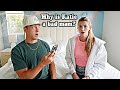 Making up fake disrespectful questions to ask my wife prank ends bad