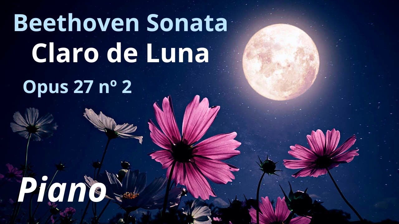 Beethoven - Moonlight (Sonata Claro de Luna) nº 14 Op 27 nº 2 Para