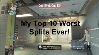 Nivory: My Top 10 Worst Splits EVER