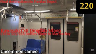 [SMRT](Uncommon cameo!) C151A 555/556 Raffles Place to Marina Bay