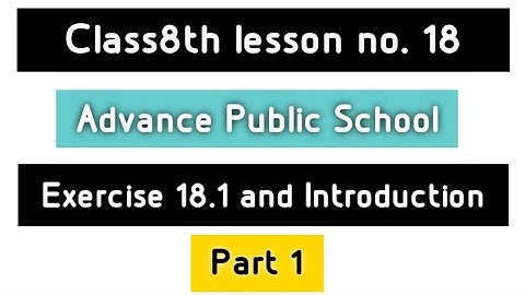 Class VIII Chapter 18 | Introduction to Graphs | Part 1 EXERCISE 18.1 Full Explanation