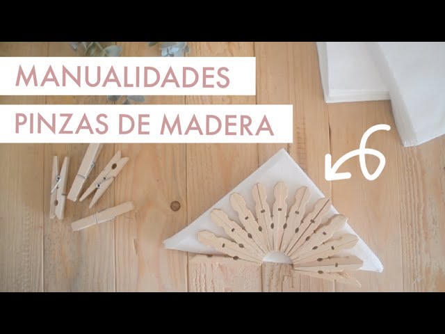 Como hacer un SERVILLETERO con PINZAS de MADERA DIY Manualidades Fáciles  con POCOS materiales 