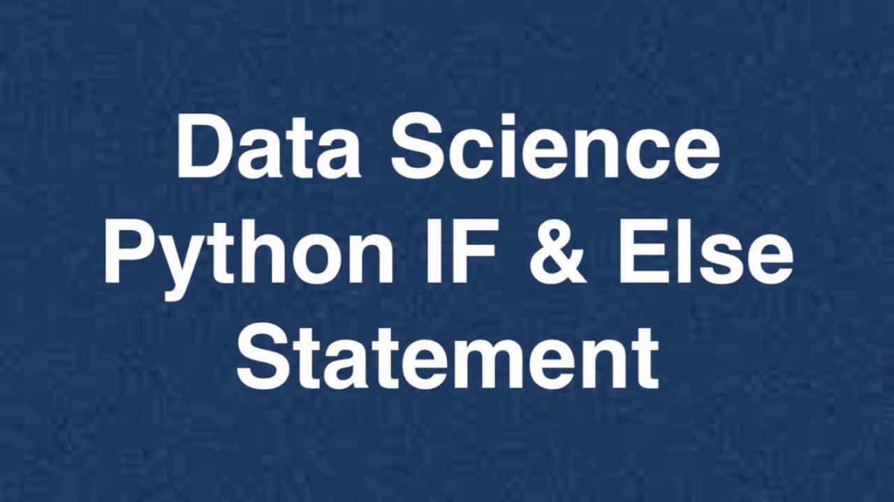 10 Data Science Python IF Else Statement | Online Training Download app ...