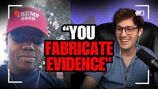 Trump Fan MELTS DOWN After Being Fact-Checked On Stream