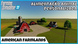 FS22 Mapas | American Farmlands com Alimentação de Animais Personalizadas | Farming Simulator 22