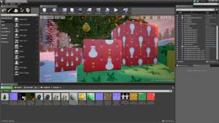 Xmas Unreal Engine 4 Scene With Download link