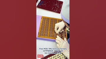 Add stiffener to the flex PCB  #pcb #flexpcb #electronic
