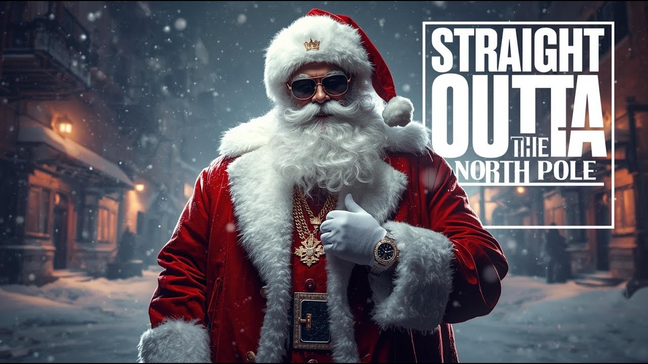 Straight Outta the North Pole 🎄Santa Rap | Christmas Hip Hop