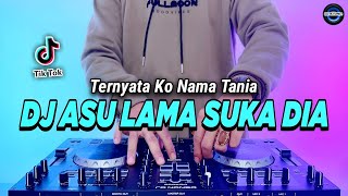 DJ ASU LAMA SUKA DIA REMIX FULL BASS VIRAL TIKTOK TERBARU 2023 DJ TERNYATA KO NAMA TANIA