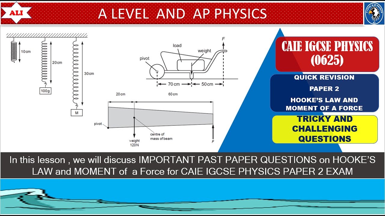 CAIE IGCSE Physics Paper 2 SolutionTricky and Challenging Past Paper