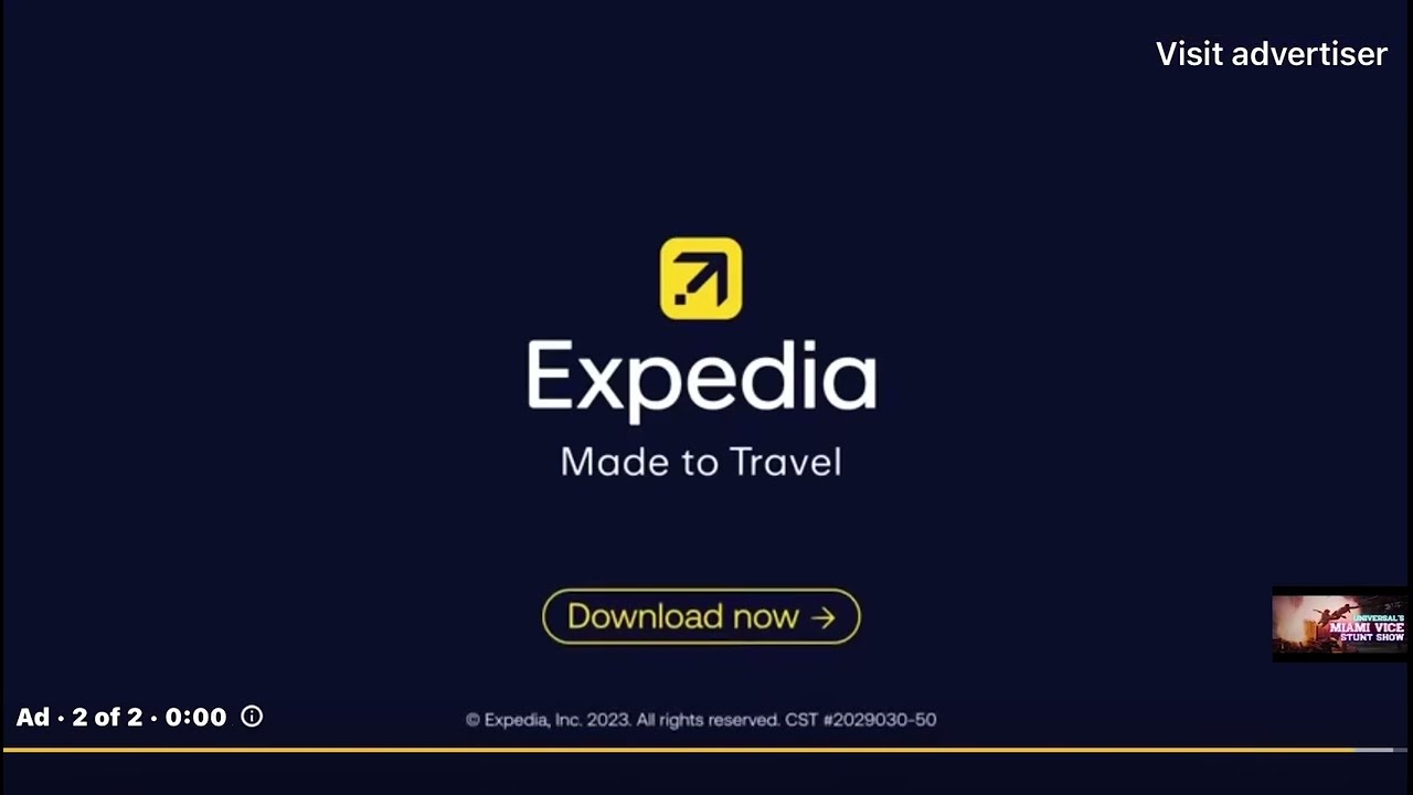 Expedia July 2023 YouTube Ad
