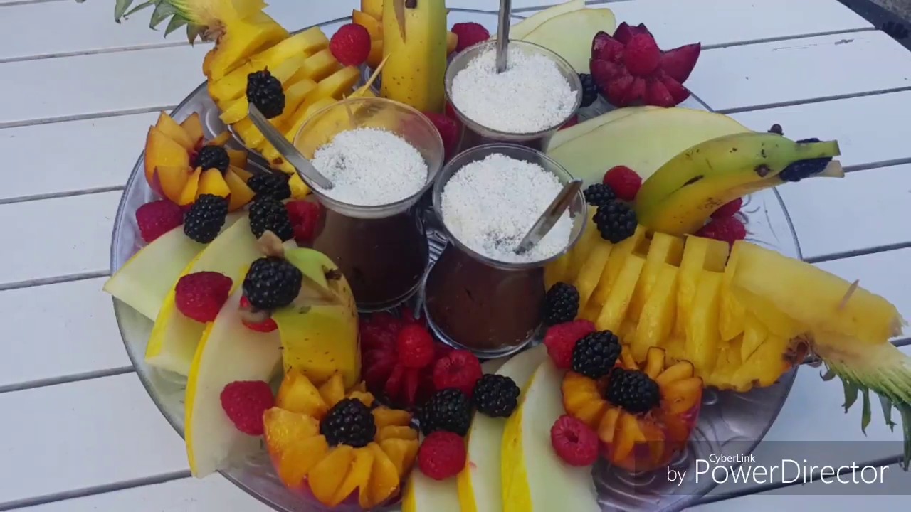 Plateau de fruits rapide à faire