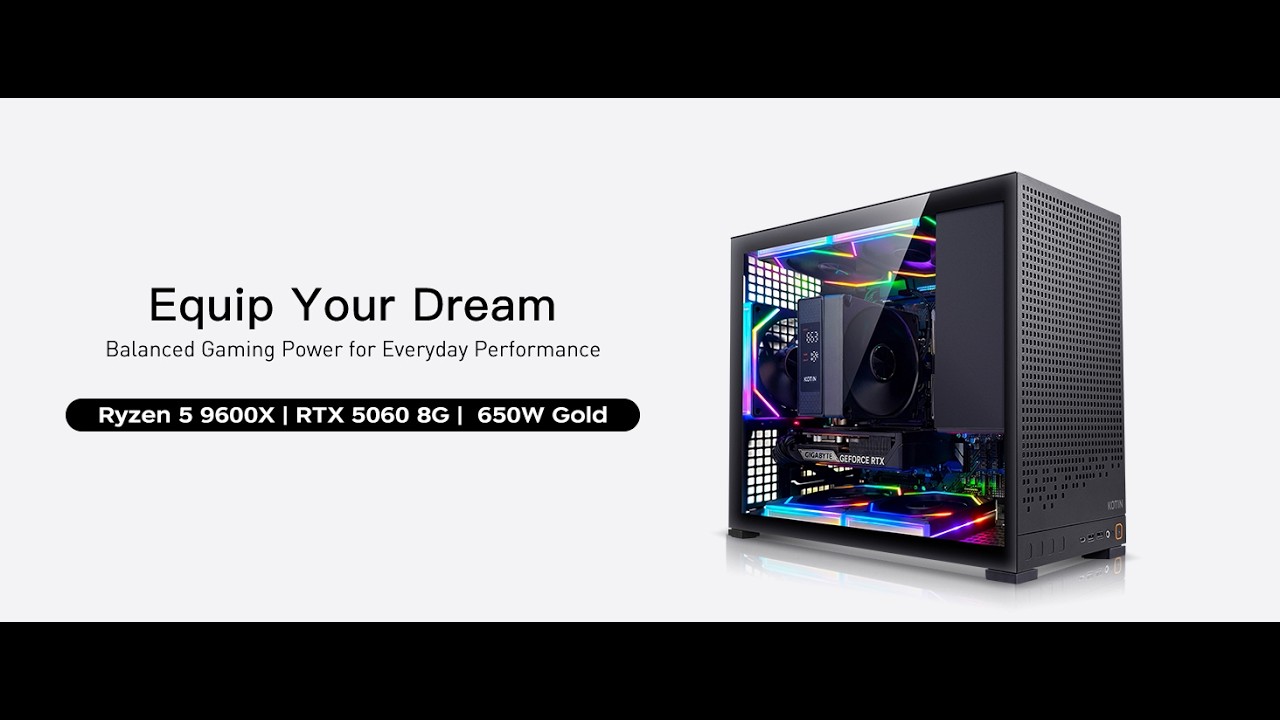 【れんPC】Ryzen5 9600x RTX5060 Ryzen 5 9600X + RTX 5060 Gaming PC Review | Best Prebuilt Gaming