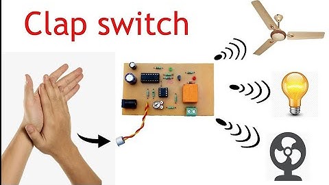 Clap switch , Sound on,Off light|