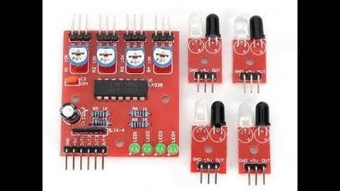 CẢM BIẾN HỒNG NGOẠI DÒ ĐƯỜNG P2- Nhận tín hiệu- Cảm biến robot (số 7) - Arduino 18.2