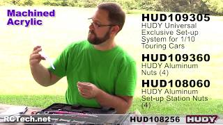 HUDY 10th touring car set-up tools and HUDY set-up board