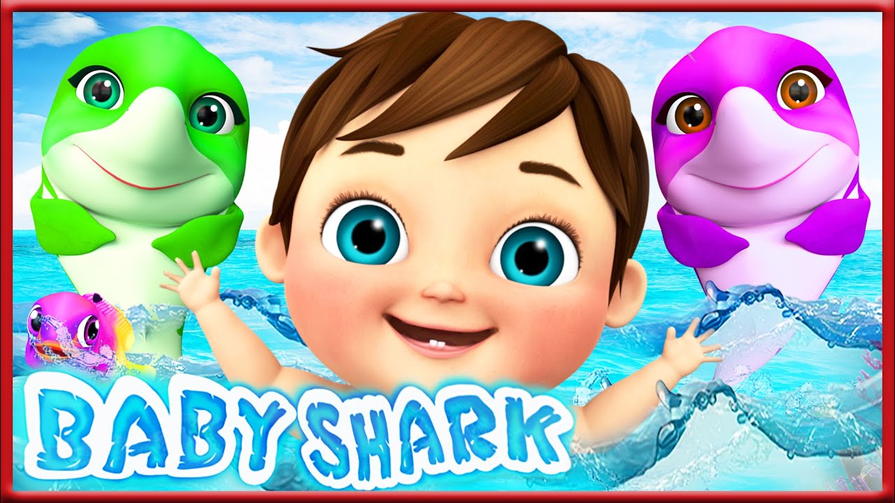 [NEW VERSION] Baby Shark Dance | Kids Songs and Nursery Rhymes | Banana Cartoon School Teather