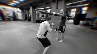 Тренировка с нудлами (координационные палки) в боксе с Андреем Басыниным. Урок 4