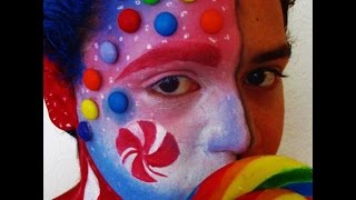 Candy Man makeup tutorial (Inspired by Willy Wonka the musical)