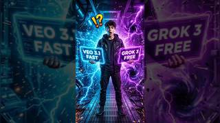 Veo 3.1 Fast and grok 3 are free right now go go go #ai #video #hack