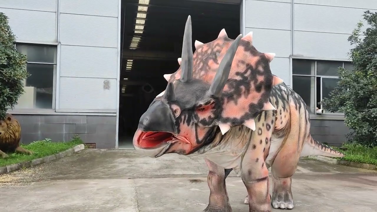 Animatronic Dinosaur Costume Show -- Ocean Art Dinosaur