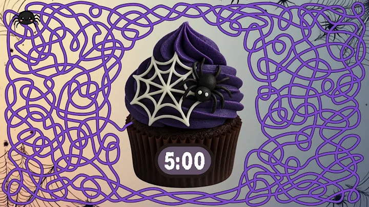 5 Minute Timer Bomb HALLOWEEN SPIDER CUPCAKE