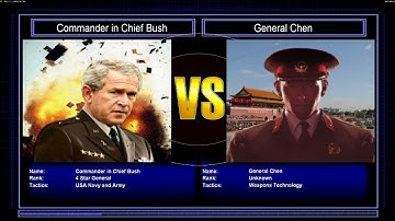 C&C General Zero Hour Reborn Mod Commander in Chief Bush VS General Chen #9