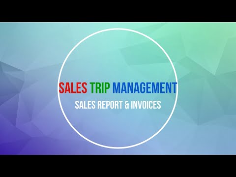 Sales Trip Management (STM) (3/3) : ยอดขายสุทธิ และ Invoices