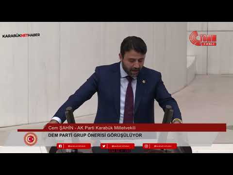 VEKİL ŞAHİN TBMM'DE PARTİSİ ADINA KONUŞTU