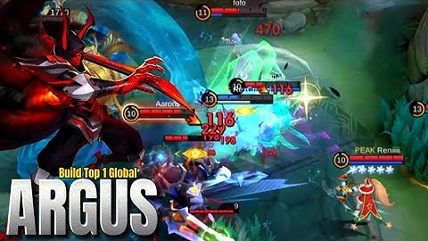 BRUTAL DAMAGE! ARGUS MAX DAMAGE BUILD!! ARGUS BEST BUILD 2025 BUILD TOP 1 GLOBAL- MLBB