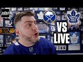 Toronto Maple Leafs vs Buffalo Sabres LIVE w/ Steve Dangle