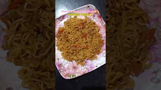 Mini Vlog Day 7 | First Time Maggi with Chat Masala 😍🍜 | Onion Tomato Twist#minivlog #shorts #maggi