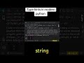type hints in python variables