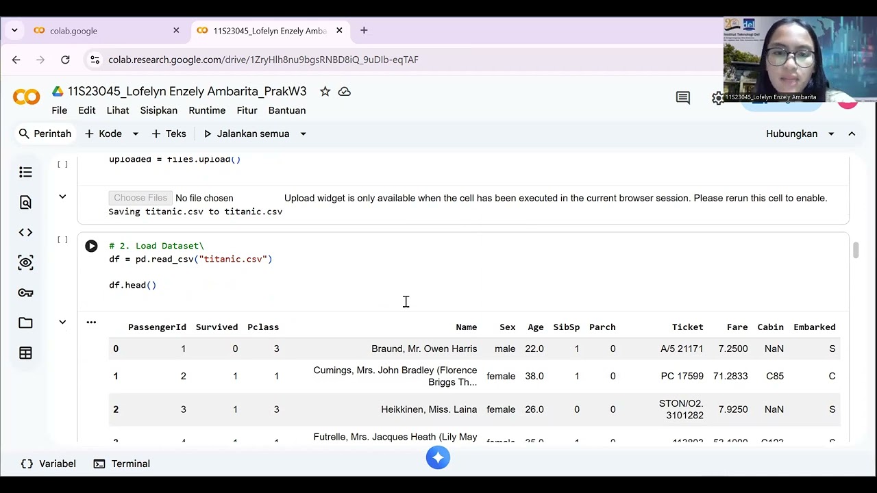 Video Presentasi Praktikum 3 (Machine Learning) Preprocessing Data