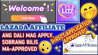 HOW TO APPLY DIRECTLY TO LAZADA AFFILIATE PROGRAM USING PHONE ONLY?|FAST & EASY|BusyMom's Channel screenshot 1