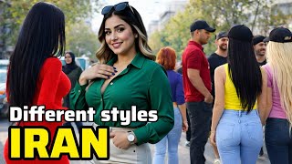 A closer look at the style of Iranian women and girls|4k Walking Tour 2026 Tehran