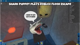 SB Movie: Shark Puppet plays Roblox Flood Escape!