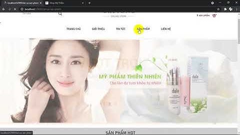 Đồ án Website bán mỹ phẩm - ASP MVC5 SQL SERVER