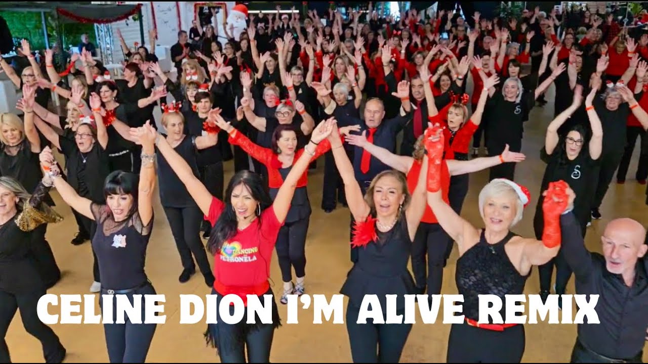 CELINE DION remix I'M ALIVE coreografia Petronela Calciu  , balli di gruppo 2025 line dance social d