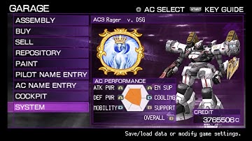 Armored Core Silent Line Portable Javelin DLC lab1 AI Arena Initial Run