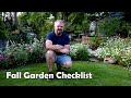 September Garden Checklist - Fall Gardening