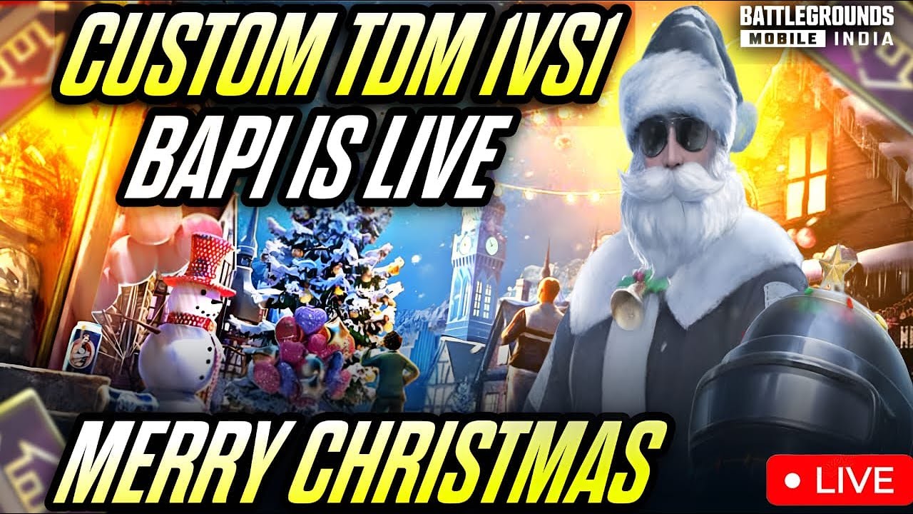 Bapi Mach 1V1 TDM STREAK MATCH | BAPI IS LiVE | BGMI CUSTOM ROOM LIVE | # ...