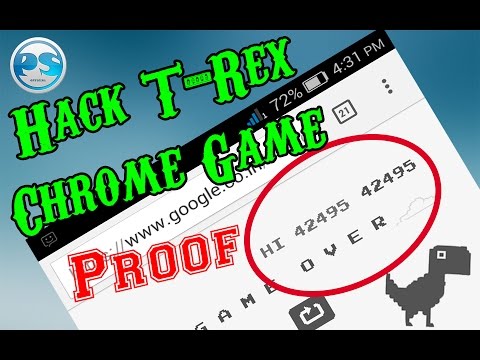 How to hack chrome's T-rex game with Java script., by Ashwin B