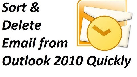 Delete Email from Outlook 2010