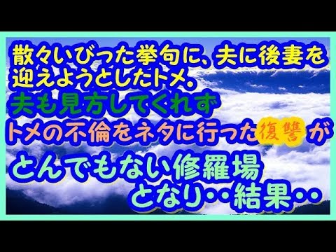 [スカッと][修羅場]散々いびった挙句に、夫に後妻を迎えようとしたトメ。トメへの復讐とは・・