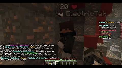 AFK Mining in Cosmic Prisons