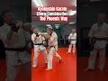 Kyokushin karate brutal elbow combination kyokushin karate short shorts training osu