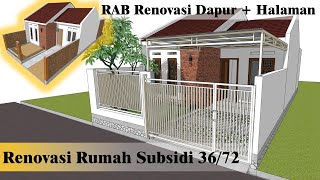 Renovasi rumah subsidi type 36/72   RAB