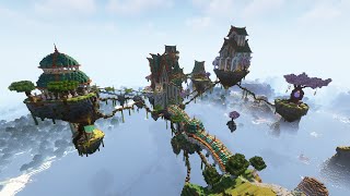 [Minecraft] Markoy Builds - (XXL) Episode 31 - Building a magically floating Elven village