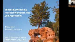 Enhancing Wellbeing in the Workplace - Mariann Johnson - November 7, 2019